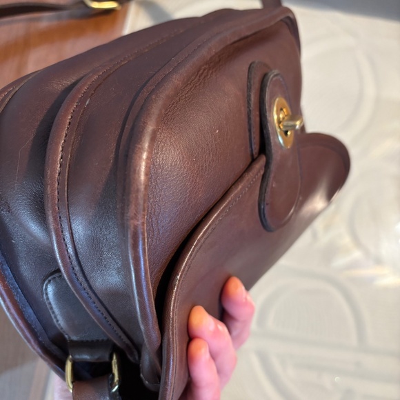 Vintage Coach Prairie Bag Style 9954 in Mahogany - Picture 16 of 16